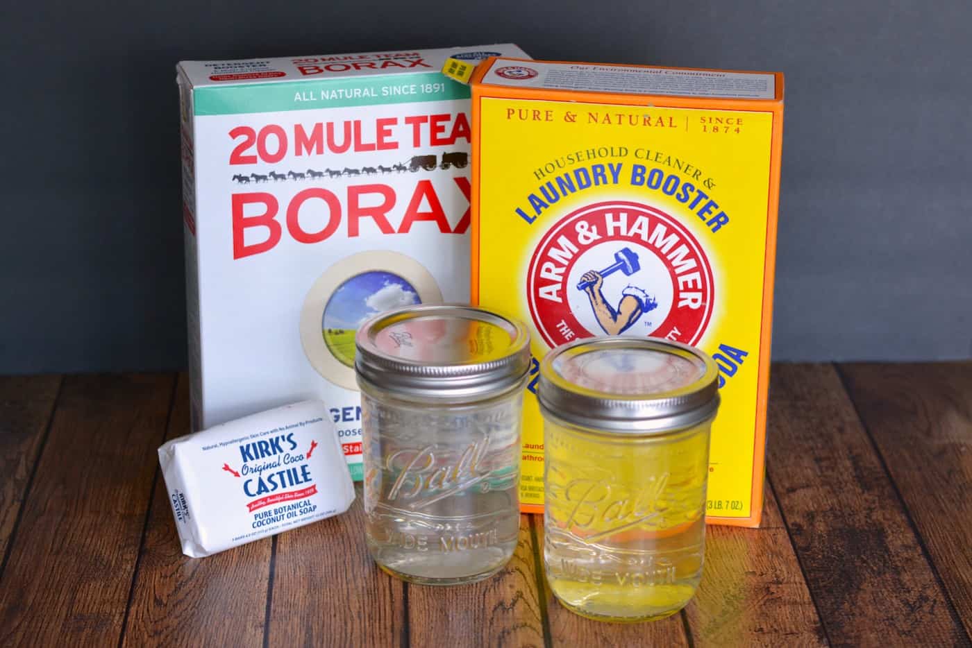 Homemade Laundry Detergent with Castile Bar Soap