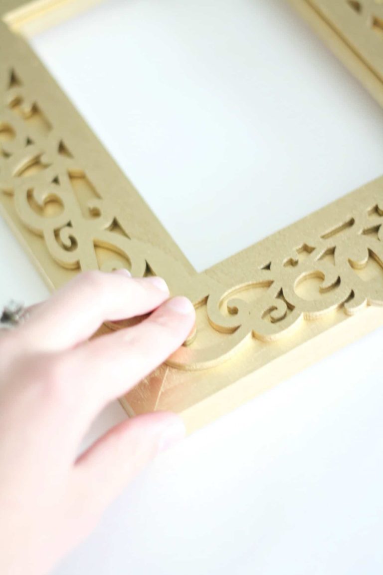 This DIY Gold Frame is 14Karat Decor! DIY Candy