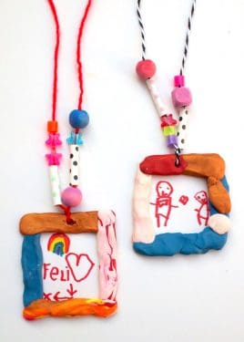 Polymer Clay Necklace for Kids They'll Love Making - DIY Candy