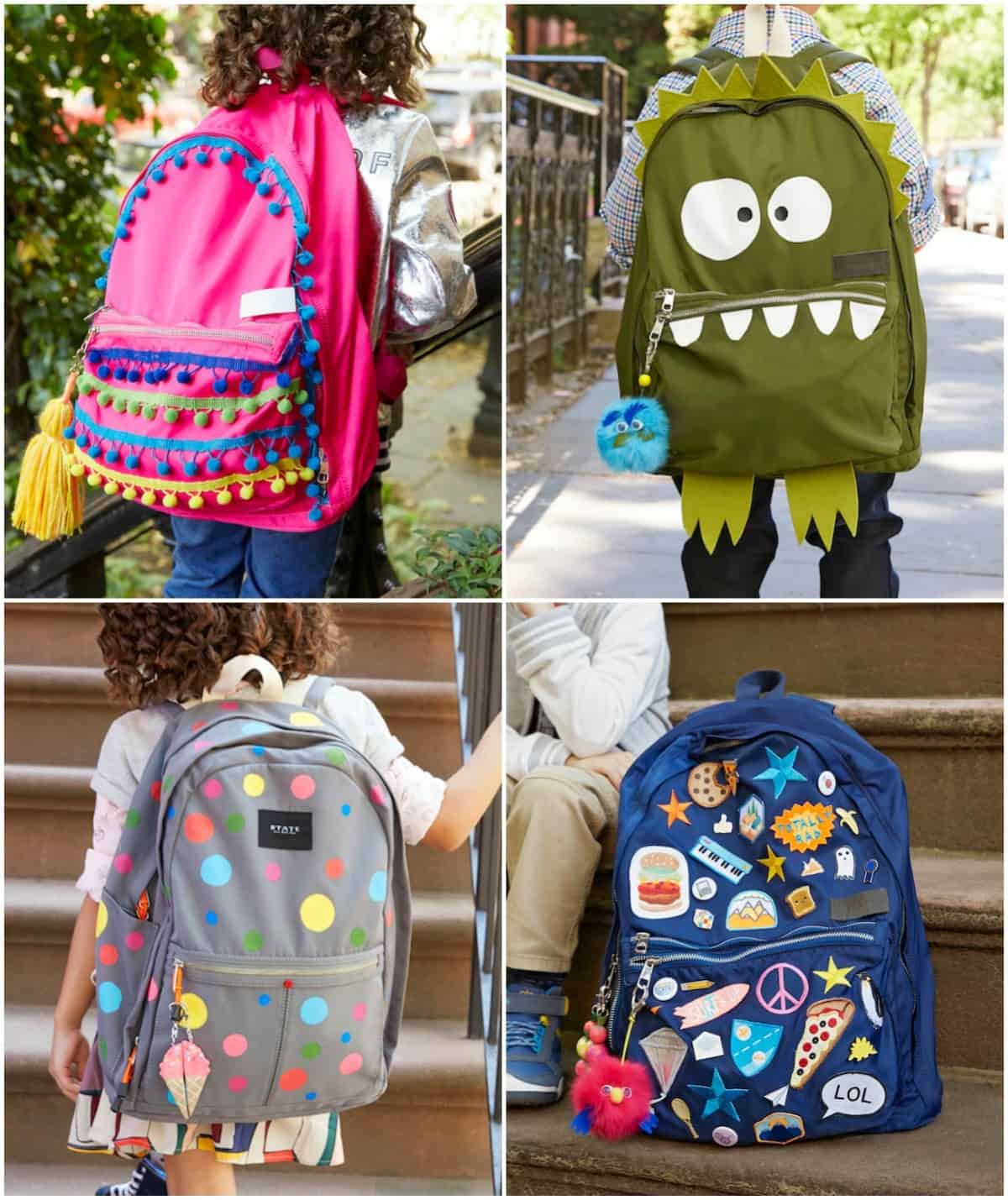Five Ideas for Personalized Backpacks - DIY Candy