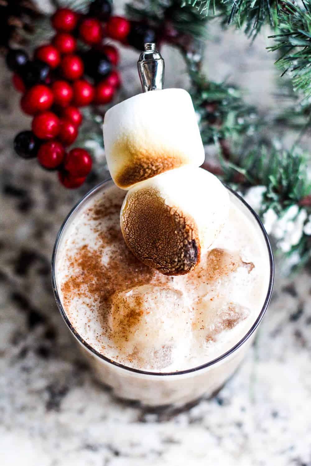 alcoholic hot chocolate recipe with toasted marshmallows