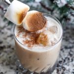 Spiked hot chocolate is your cocktail staple for winter! This recipe features Irish Whiskey, dark chocolate, and marshmallows. Creamy and delicious.