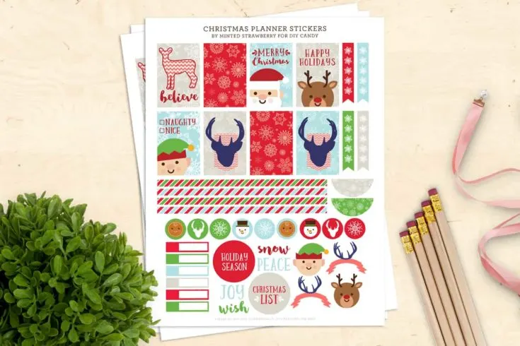 Eighteen25 2022 Christmas Planner Christmas Printables: 50+ Freebies You'll Love - Diy Candy