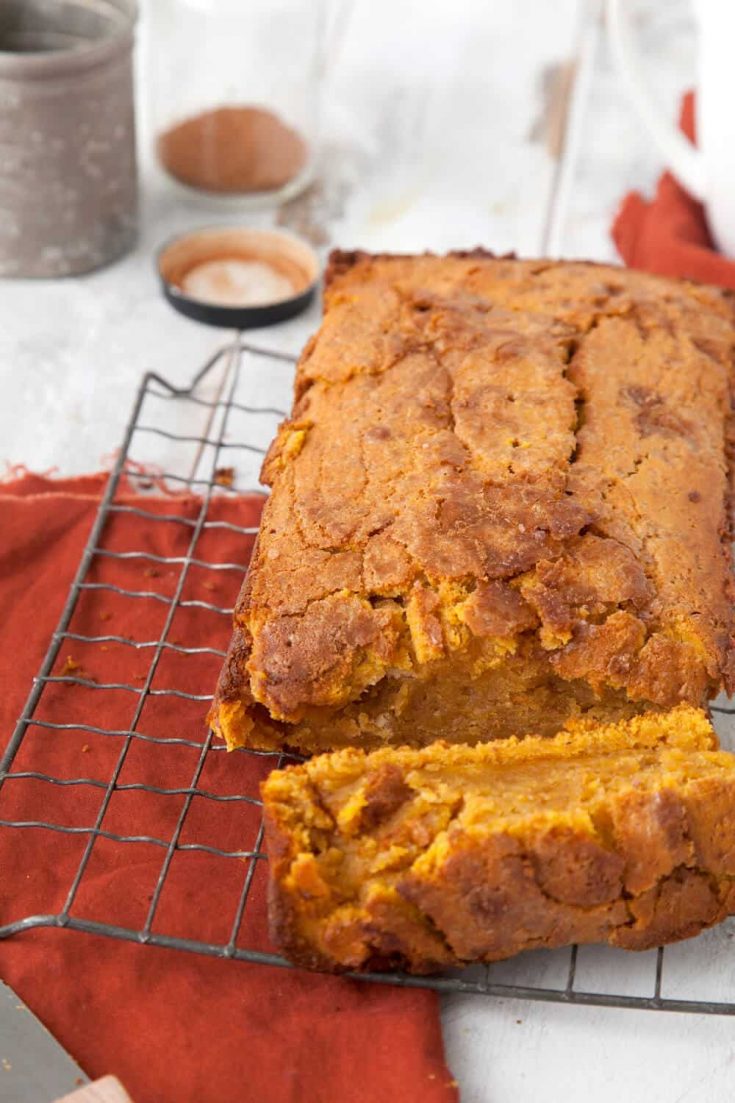 Nothing says holiday baking quite like pumpkin pie bread! This delicious, moist bread is perfect with whipped cream or cream cheese frosting.