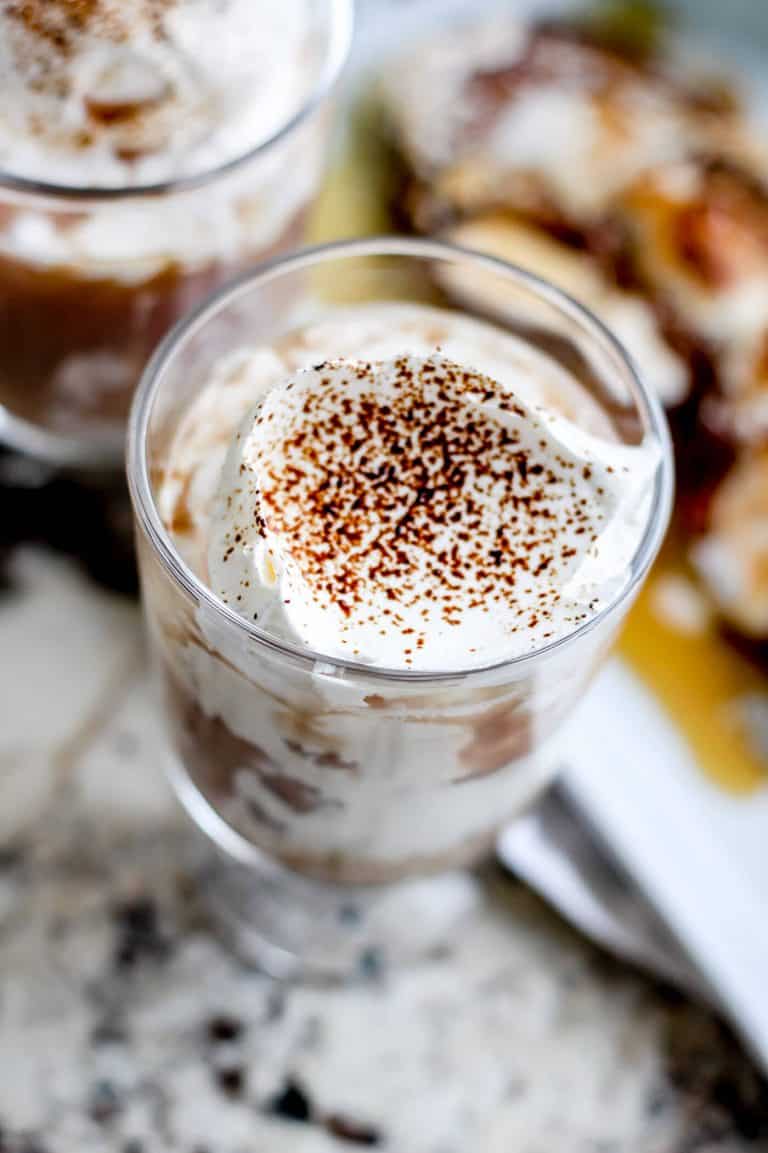 Chocolate Horchata Drink with Bourbon and Cream DIY Candy