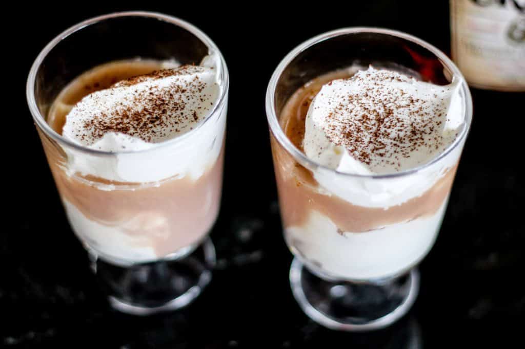 Chocolate Horchata Drink with Bourbon and Cream - DIY Candy