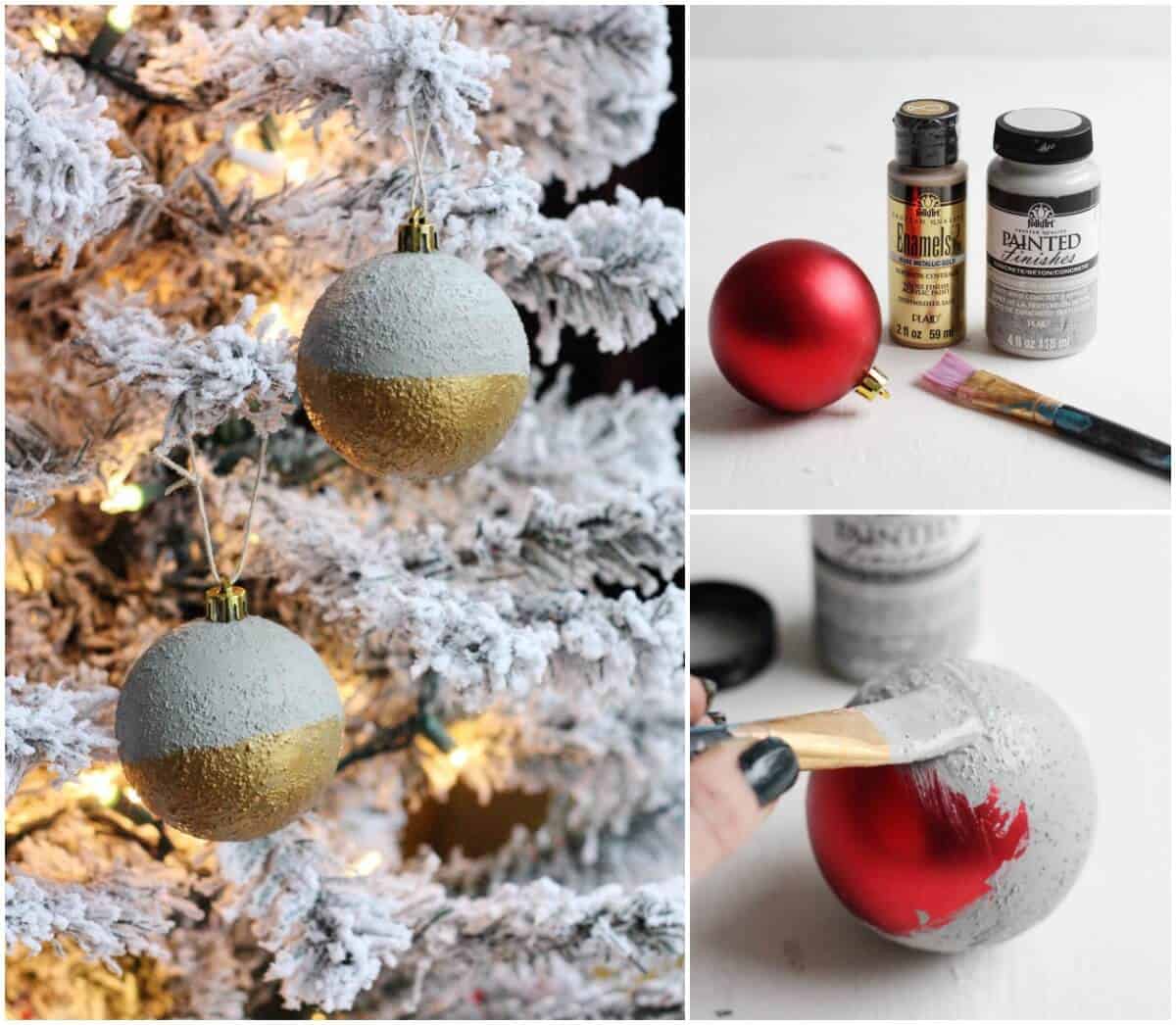 GoldDipped Faux Concrete Ornaments DIY Candy