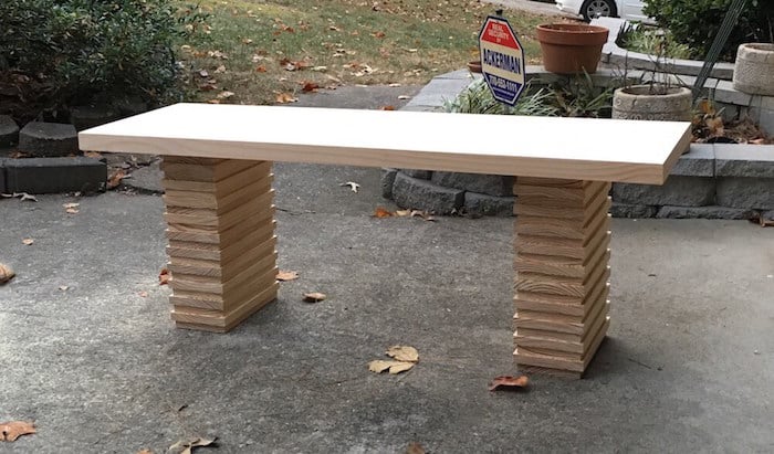 learn how to make a wood bench