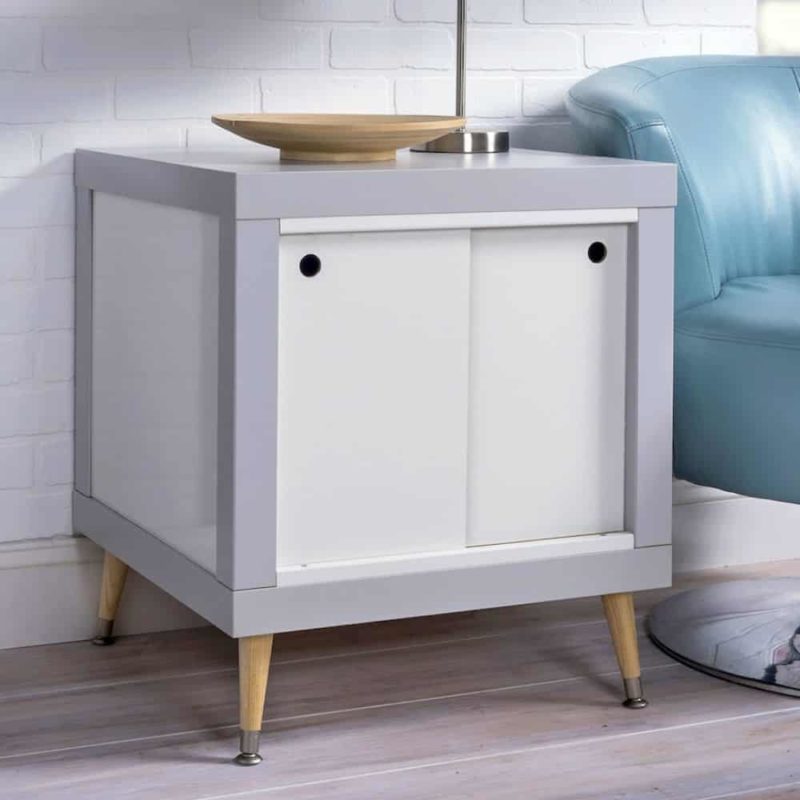 IKEA Lack Hack End Table with Storage DIY Candy