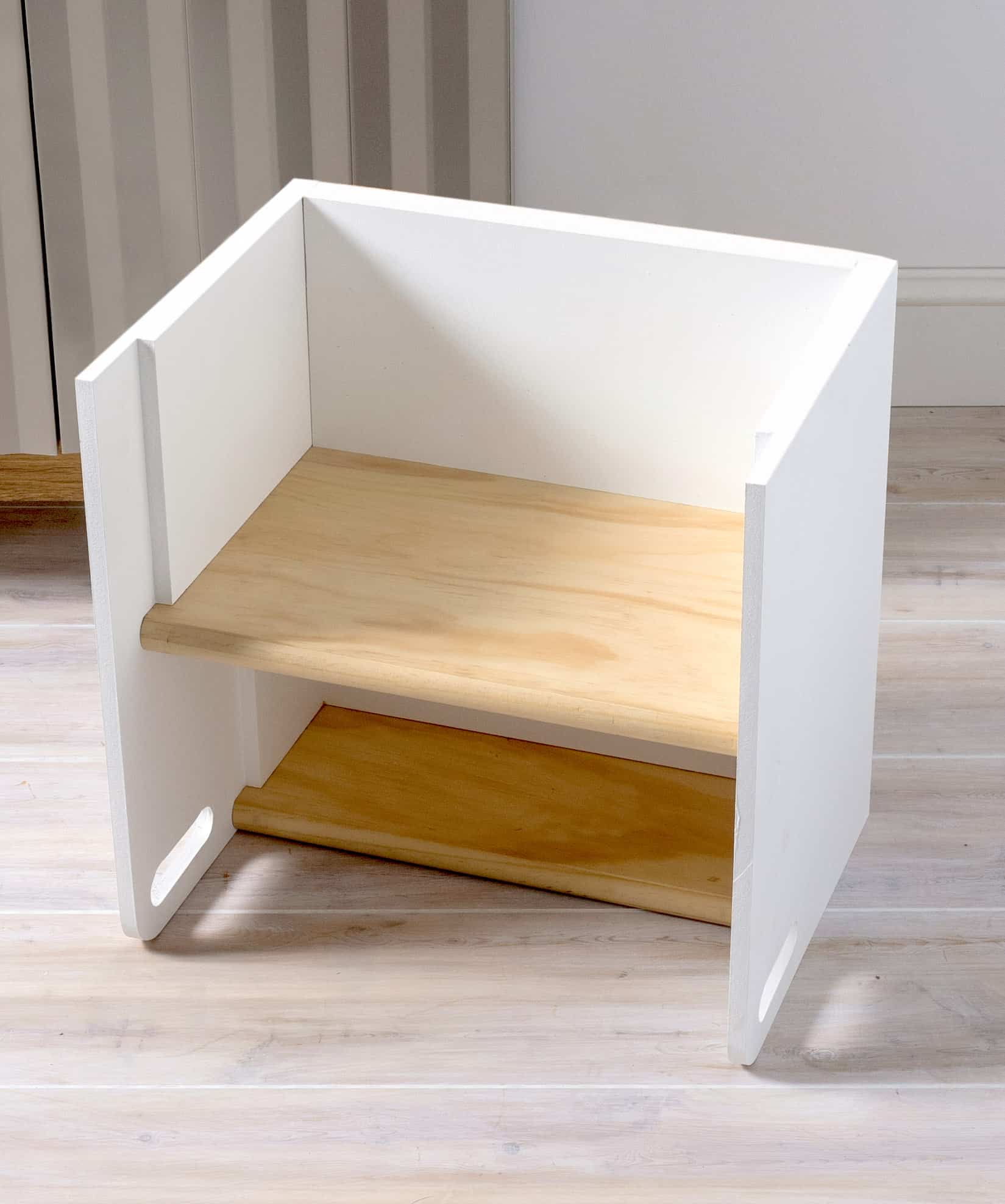DIY wood step stool