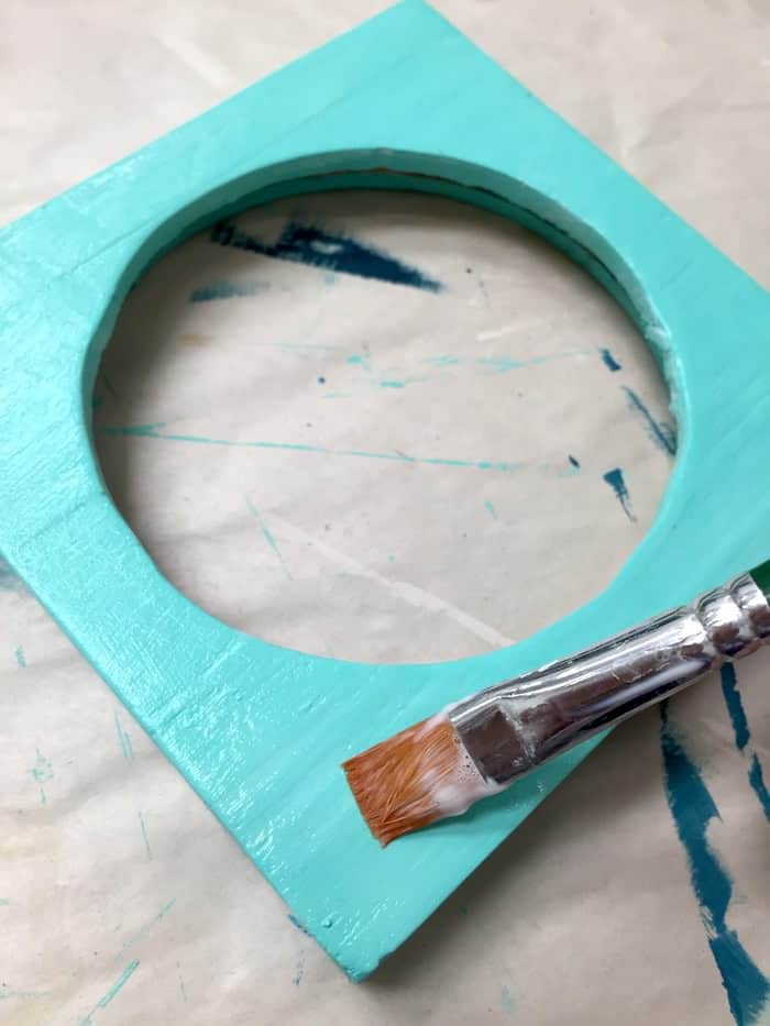 Use your favorite craft paint to revamp these DIY coasters! I got them at the Goodwill and gave them a simple makeover. So easy anyone can do it!