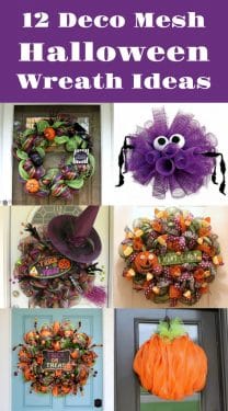Make a Halloween Wreath with Deco Mesh - DIY Candy