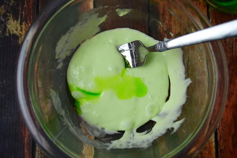 Learn how to make this easy Halloween slime for kids! No borax and you probably have the supplies already. Fun zombie theme!