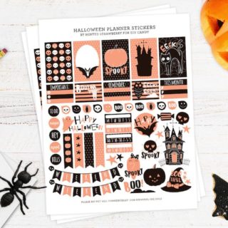 Grab some FREE Halloween stickers for your planner here! These are the cutest you've ever seen. They work with all types of planners out there.