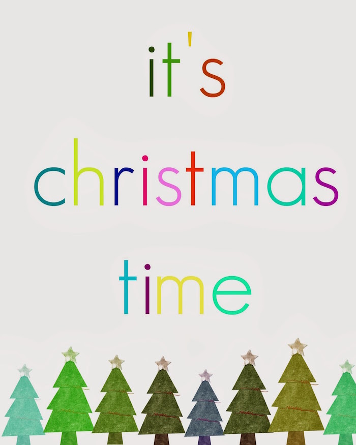 its christmas time printable