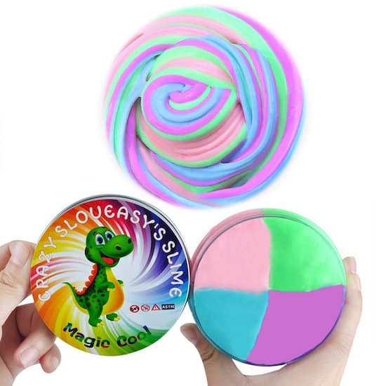 12 Ounces Fluffy Slime Super Soft and Non-sticky Floam Slime Stress Relief Scented Sludge DIY Fun Toy