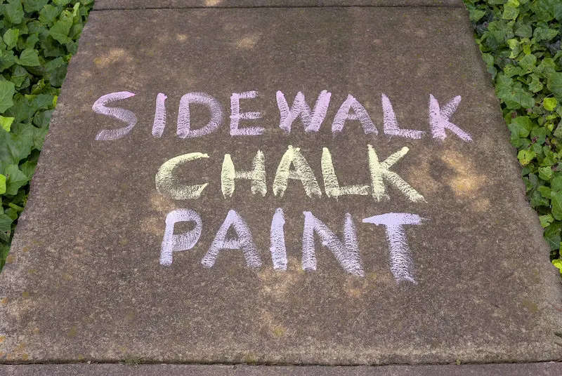 Make Sidewalk Chalk Paint The Easy Way Diy Candy