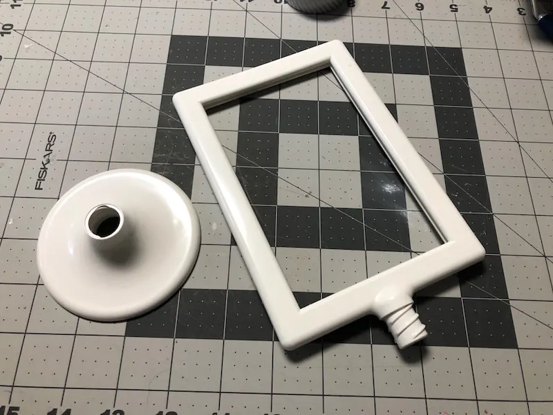DIY dry erase board frame parts - IKEA tolby