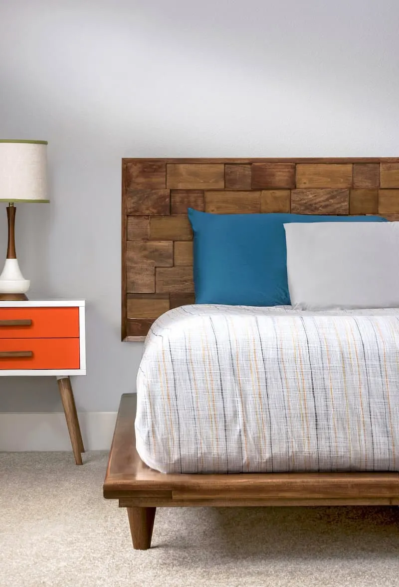 This Diy Platform Bed Frame Is, How To Make Your Own Headboard For A King Size Bed Frame