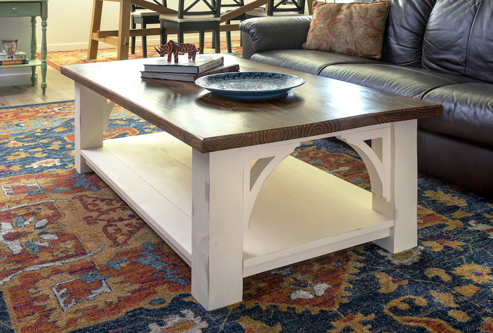 Build a rustic coffee table