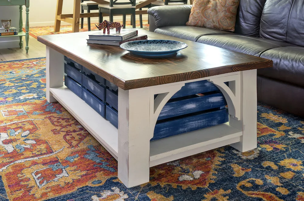 Diy Coffee Table With Storage, Small Coffee Table With Storage Diy