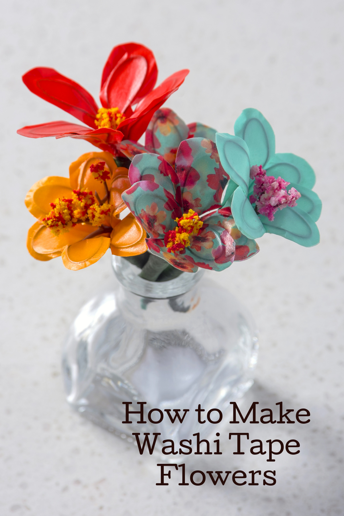 How to Make Washi Tape Flowers