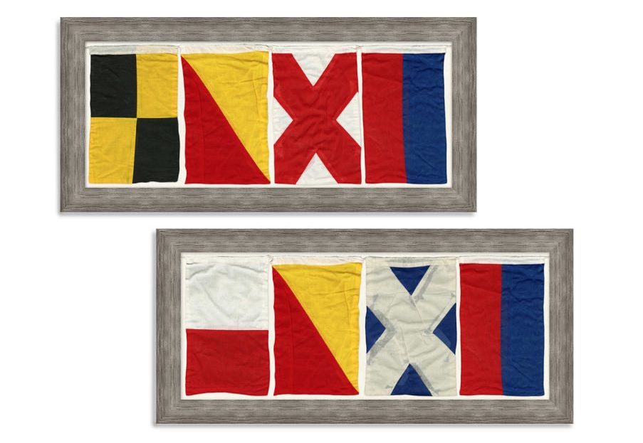 Nautical flag art