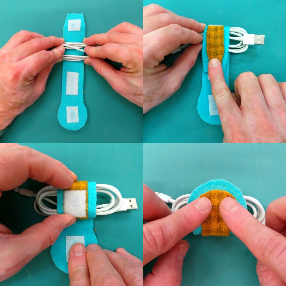 How to Make the Cutest Cord Tacos - DIY Cord Organizer