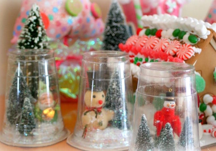 Plastic Cup Snow Globe Craft