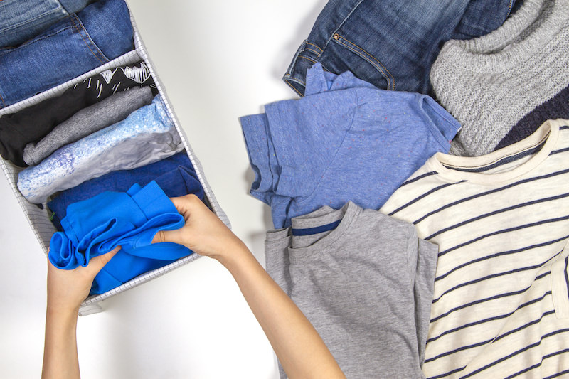 Decluttering your closets