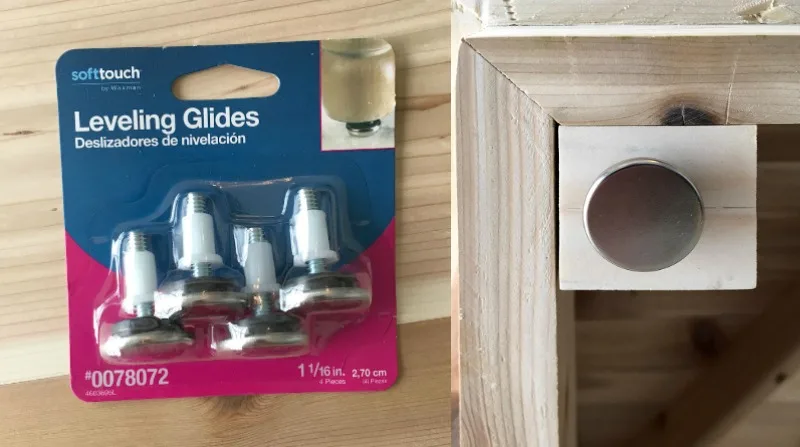 Leveling glides