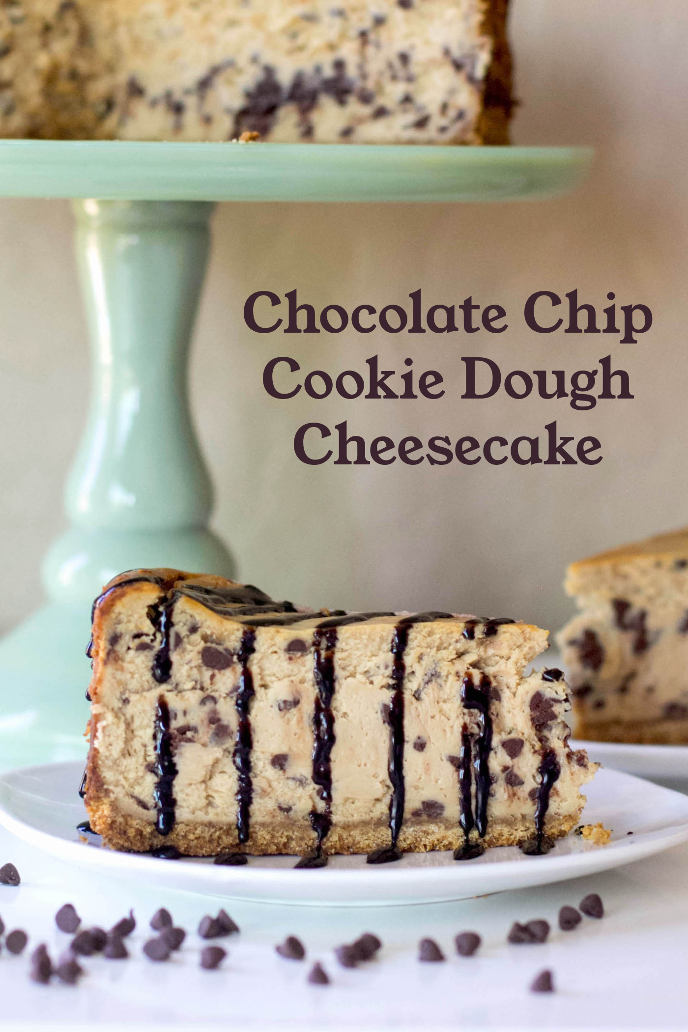 Chocolate Chip Cookie Dough Cheesecake Recipe