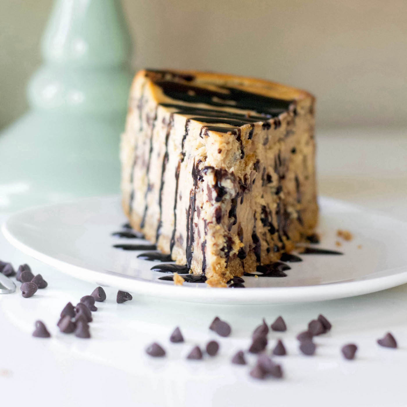 chocolate chip cookie dough cheese cake