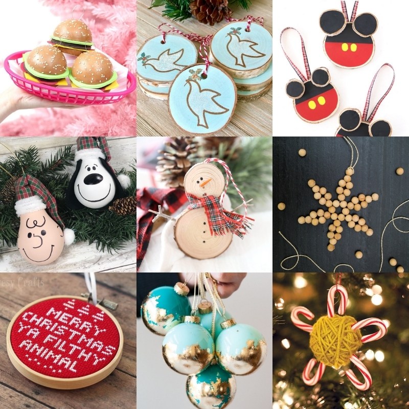DIY Christmas Ornaments to Make that Are Fun &amp; Festive! - DIY Candy
