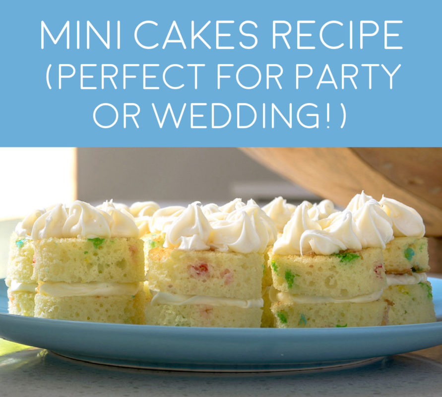 Mini Cakes Recipe (Perfect for Party or Wedding!) DIY Candy
