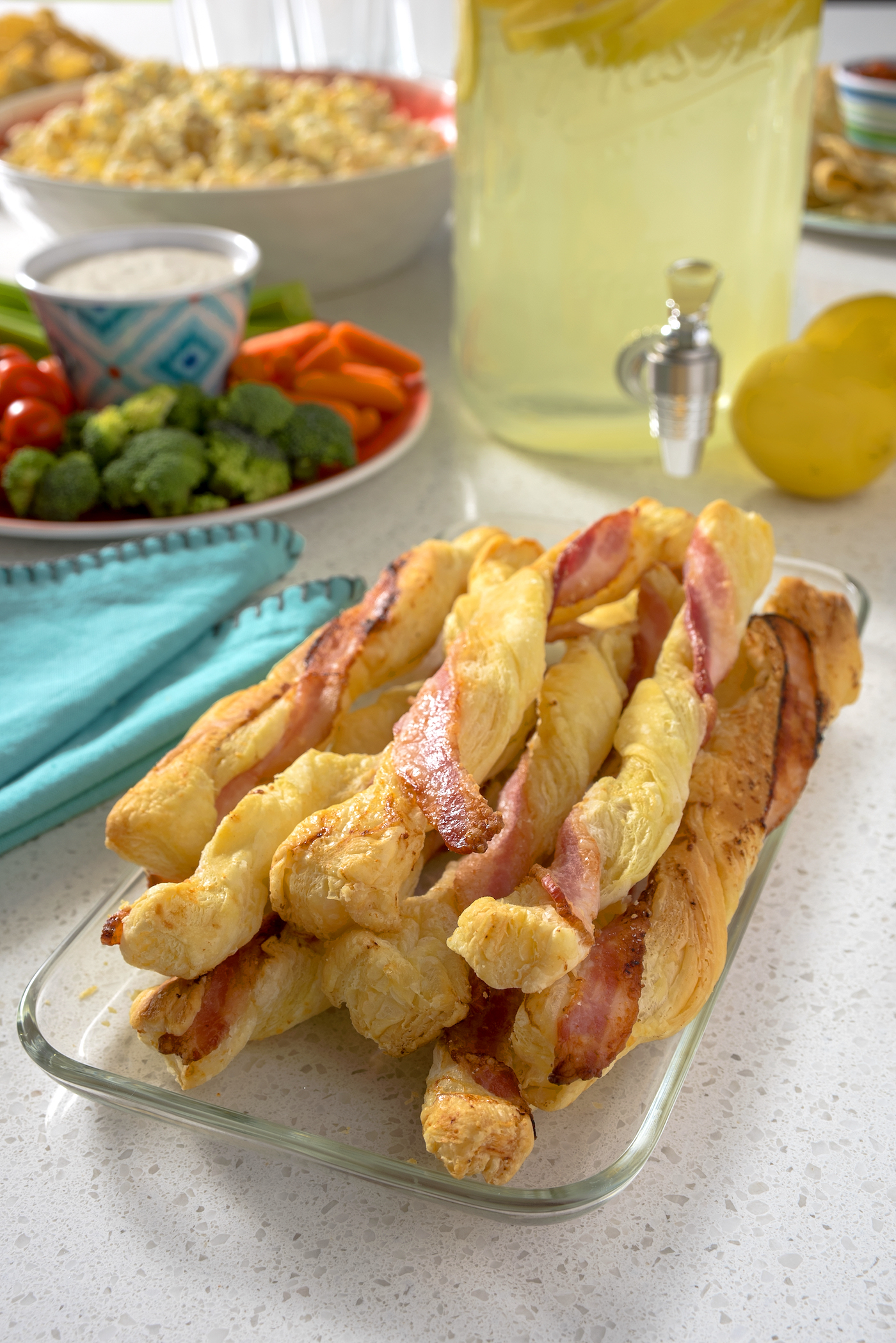 bacon puff pastry cheese twists