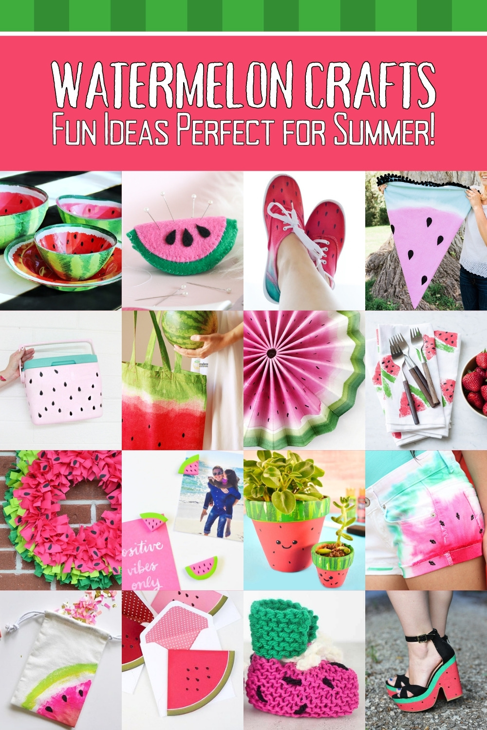25+ Watermelon Crafts perfect for summer