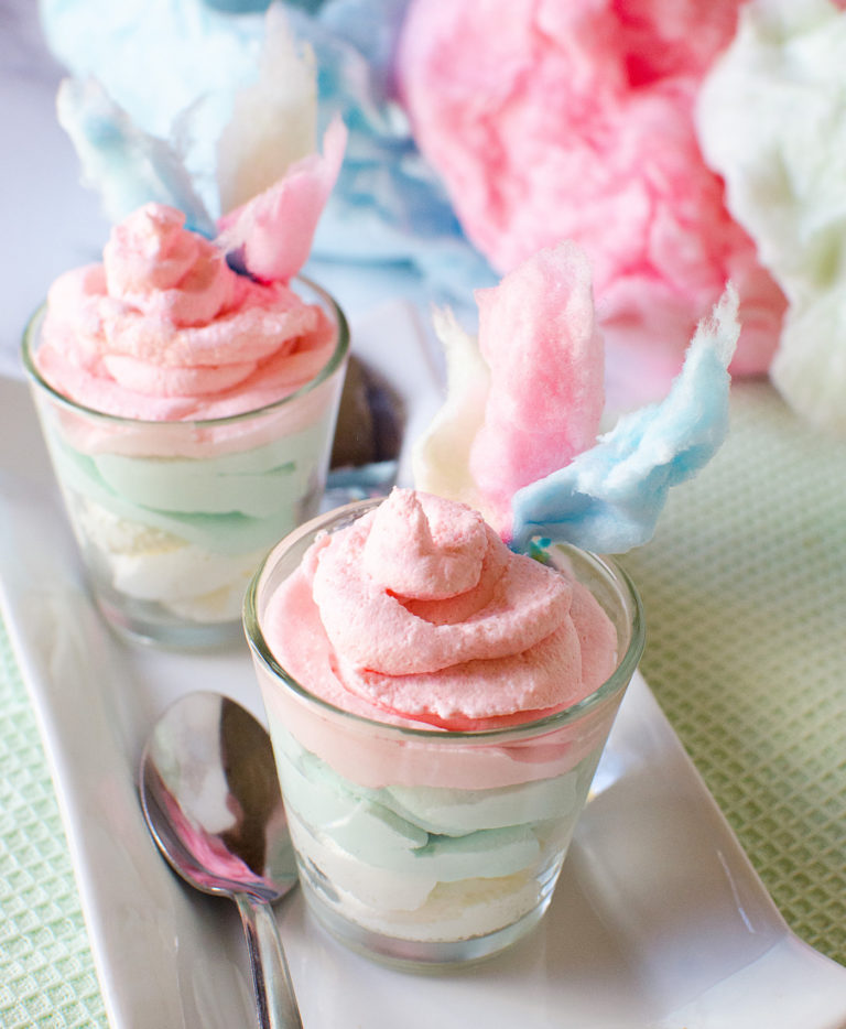 Cotton Candy Dessert Shots Are State Fair Delicious DIY Candy