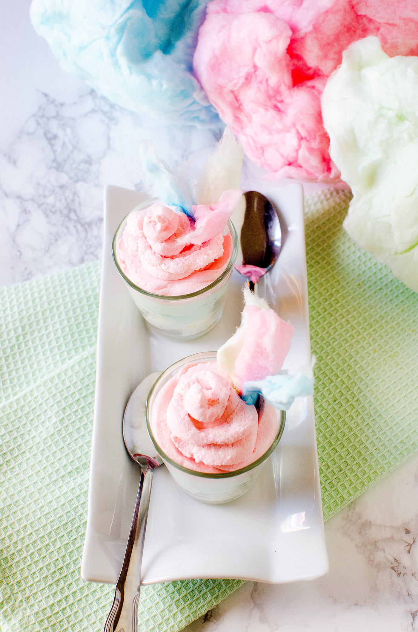 desserts with cotton candy