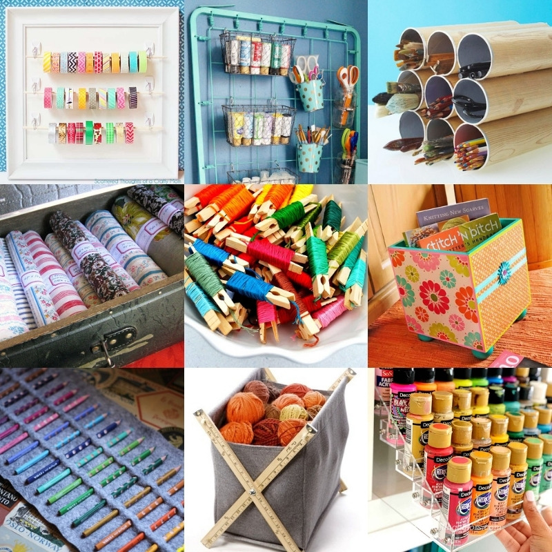 Craft Supplies: 25 Clever Ideas! - DIY