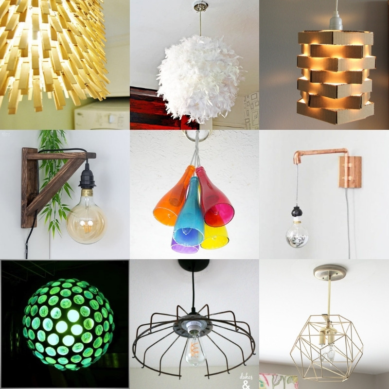 Diy Light Fixtures For Your Home To, How To Hang A Light Shade