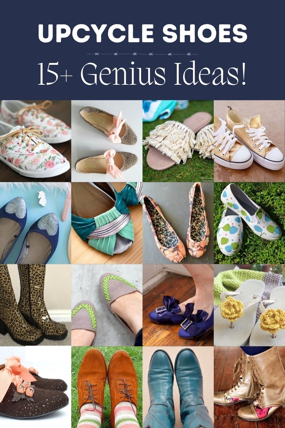 Over 15 Ways to Upcycle Shoes