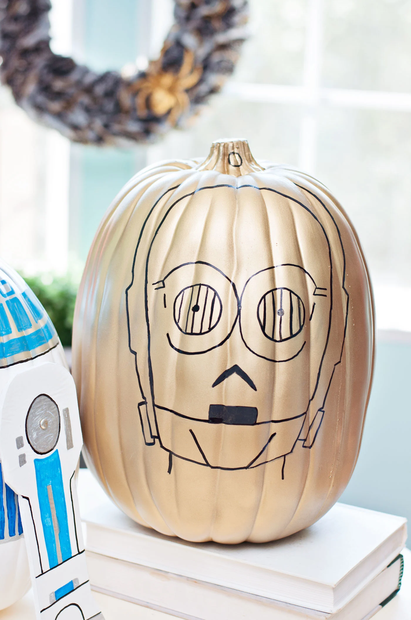 Star Wars C-3PO Pumpkin