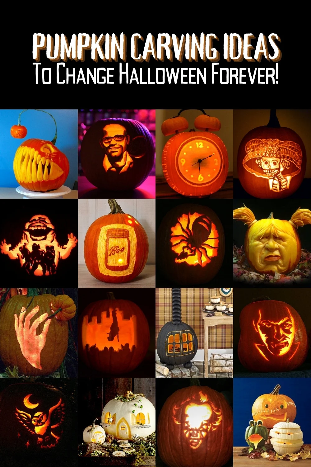 easy halloween pumpkin carving patterns