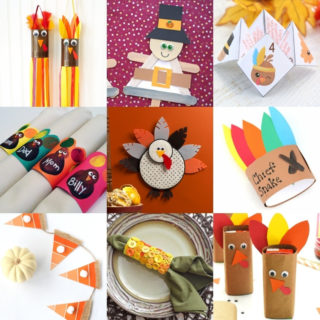 Over 40 Kids Thanksgiving Crafts