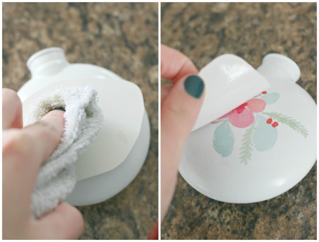 Temporary Tattoo Christmas Ornaments So Easy Diy Candy