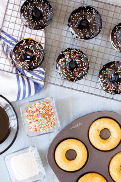 baked cake donut recipe
