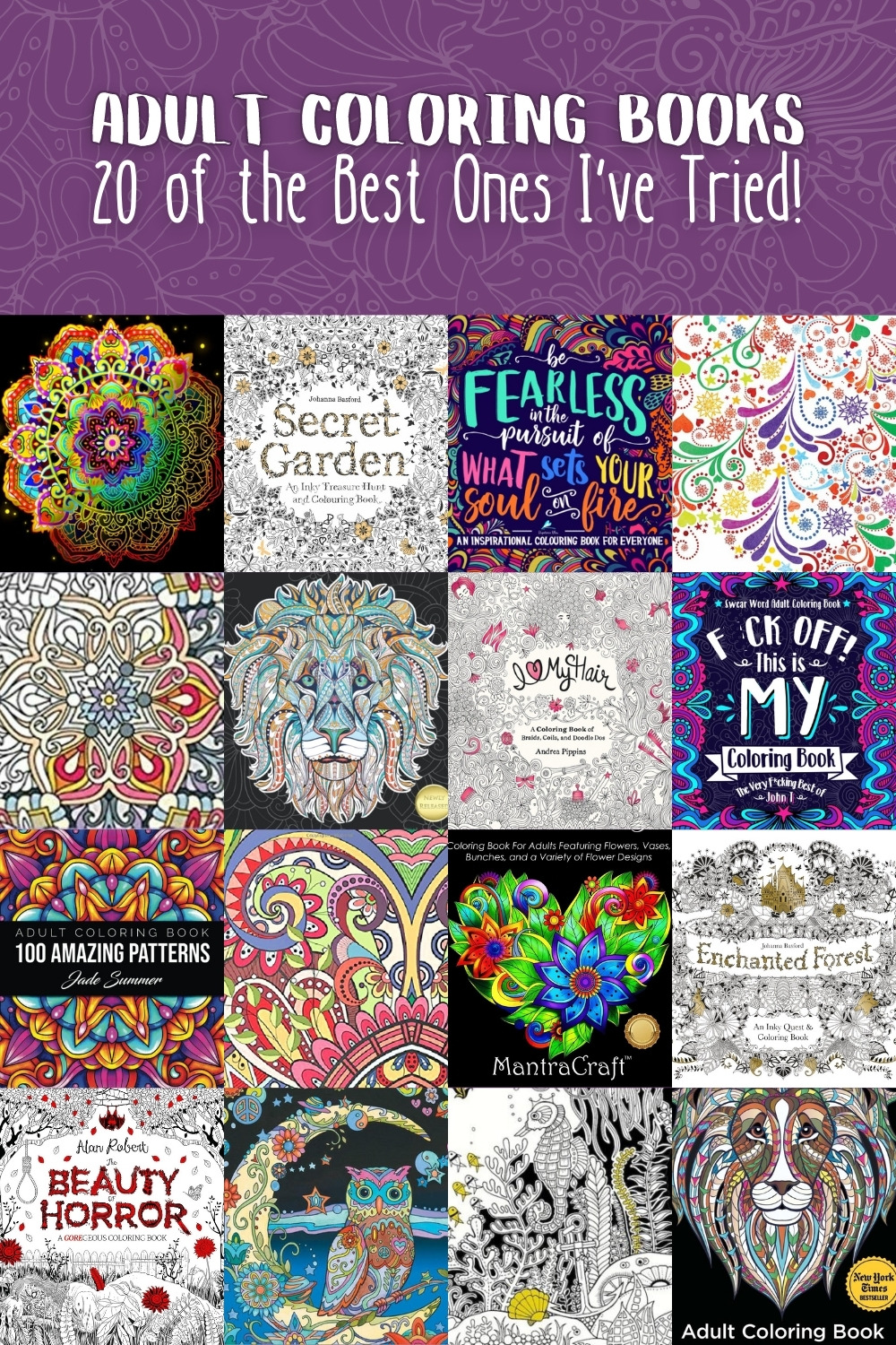 20 of the best adult coloring books