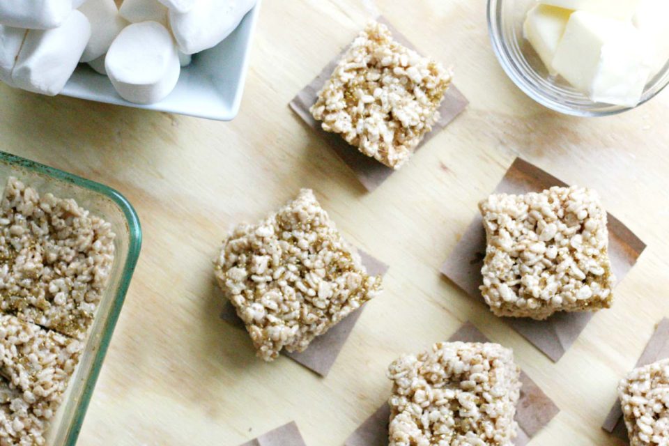 Brown Butter Rice Krispie Treats Take The Cake - DIY Candy