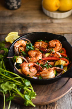 shrimp and vegetable stir fry